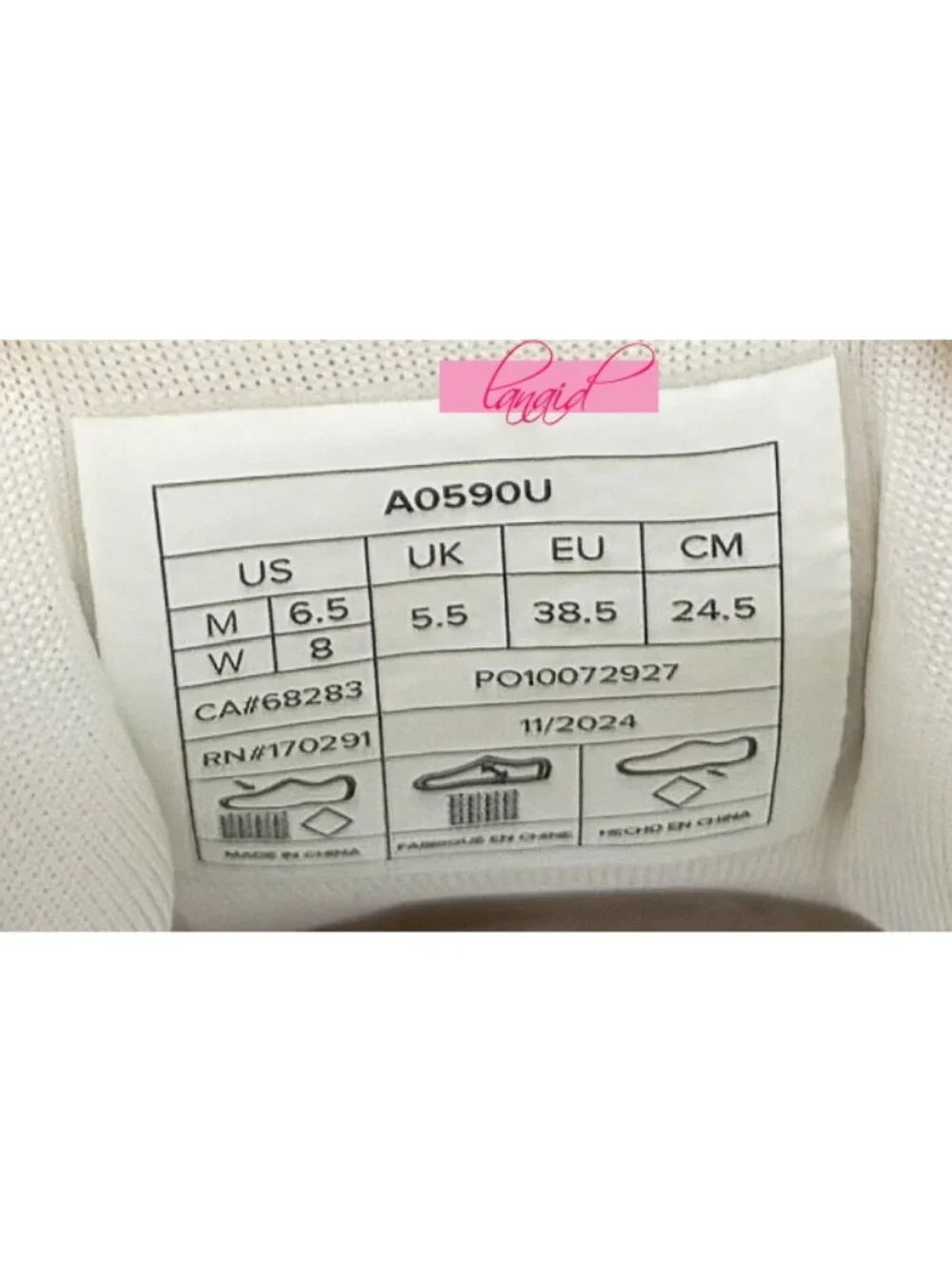Alo Runner White Cream Athletic Active Running Exercise Outdoor Travel Workout 8 - Picture 15 of 16